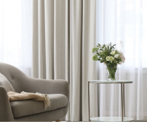 stylish curtains and modern blinds from a furniture manufacturer in dubai